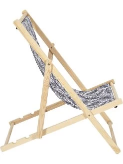 2-delige Set: Ligstoelen "Chilienne" Zwart/wit - (B)58,5 X (H)89 X (D)90 Cm -Home Uitgebreid Winkel garden spirit 2 delige set ligstoelen chilienne zwart wit b 58 5 x h 89 x d 90 cm 4