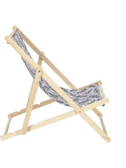 2-delige Set: Ligstoelen "Chilienne" Zwart/wit - (B)58,5 X (H)89 X (D)90 Cm -Home Uitgebreid Winkel garden spirit 2 delige set ligstoelen chilienne zwart wit b 58 5 x h 89 x d 90 cm 5