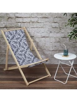 2-delige Set: Ligstoelen "Chilienne" Zwart/wit - (B)58,5 X (H)89 X (D)90 Cm -Home Uitgebreid Winkel garden spirit 2 delige set ligstoelen chilienne zwart wit b 58 5 x h 89 x d 90 cm 9