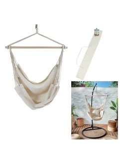 Hangfauteuil Beige - (L)125 X (B)98 Cm -Home Uitgebreid Winkel garden spirit hangfauteuil beige l 125 x b 98 cm 6