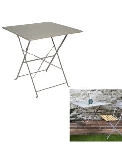 Tuintafel Taupe - (B)70 X (H)70 X (D)71 Cm -Home Uitgebreid Winkel garden spirit tuintafel taupe b 70 x h 70 x d 71 cm 2