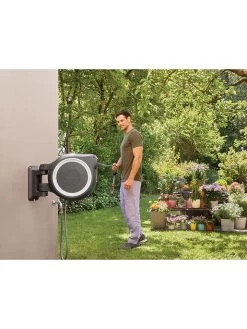 Gardena Tuinslang-muurbox "RollUp L - 30 M" Antraciet -Home Uitgebreid Winkel gardena tuinslang muurbox rollup l 30 m antraciet 2