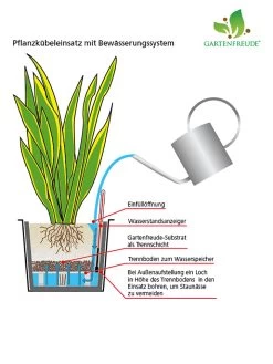 Balkonplantenbak Met Bewateringssysteem Bruin - (B)52 X (H)25 X (D)22 Cm -Home Uitgebreid Winkel gartenfreude balkonplantenbak met bewateringssysteem bruin b 52 x h 25 x d 22 cm 3