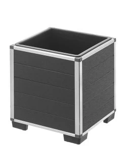 Plantenbak Antraciet - (B)26 X (H)27 X (D)26 Cm