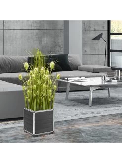 Plantenbak Antraciet - (B)26 X (H)27 X (D)26 Cm -Home Uitgebreid Winkel gartenfreude plantenbak antraciet b 26 x h 27 x d 26 cm 4