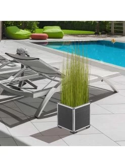 Plantenbak Antraciet - (B)26 X (H)27 X (D)26 Cm -Home Uitgebreid Winkel gartenfreude plantenbak antraciet b 26 x h 27 x d 26 cm 6