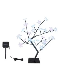 Ledsolarlamp Zwart/transparant - (H)60 Cm