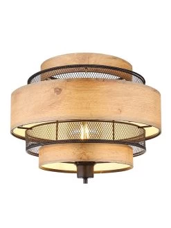 Staande Lamp "Soeni" Zwart/lichtbruin - (H)150 X Ø 60 Cm 7 Staande Lamp "Soeni" Zwart/lichtbruin - (H)150 X Ø 60 Cm -Home Uitgebreid Winkel globo lighting staande lamp soeni zwart lichtbruin h 150 x o 60 cm 2