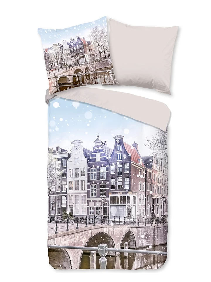 Flanellen Beddengoedset "Amsterdam" Meerkleurig 4 Flanellen Beddengoedset "Amsterdam" Meerkleurig - Afbeelding 2