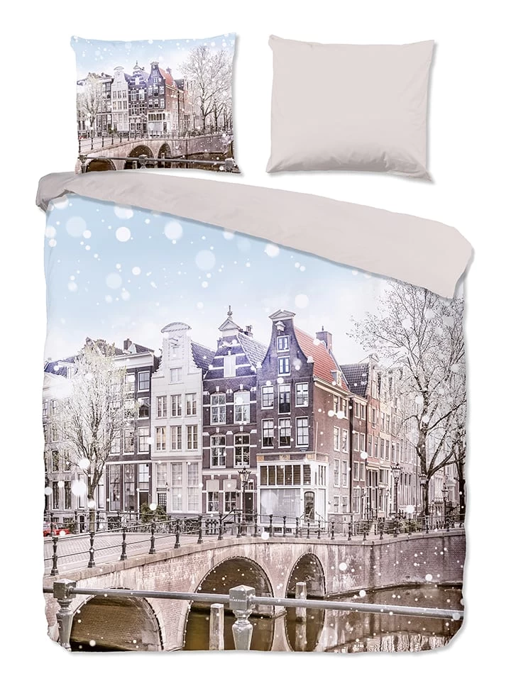 Flanellen Beddengoedset "Amsterdam" Meerkleurig 5 Flanellen Beddengoedset "Amsterdam" Meerkleurig - Afbeelding 3