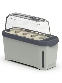 Kweekpot "Harry Herbs" Grijs - (B)35,8 X (H)25 X (D)16 Cm