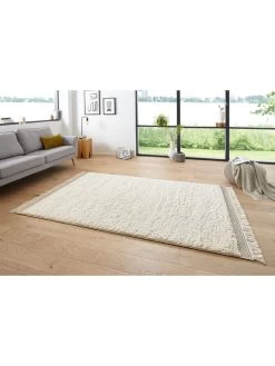 Hoogpolig Tapijt "Lompu" Crème -Home Uitgebreid Winkel hanse home hoogpolig tapijt lompu creme 2