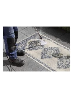 Indoor-/outdoortapijt Crème/blauw -Home Uitgebreid Winkel hanse home indoor outdoortapijt creme blauw 3