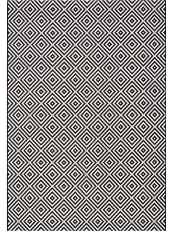 Indoor-/outdoortapijt "Meadow" Zwart