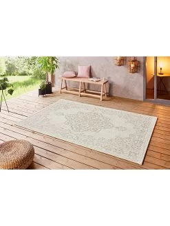 Indoor-/outdoortapijt "Tilos" Beige/crème -Home Uitgebreid Winkel hanse home indoor outdoortapijt tilos beige creme 3