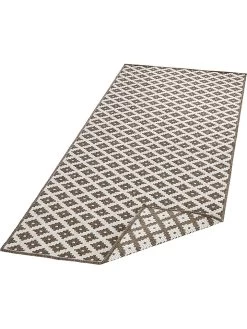 Omkeerbaar Tapijt "Nizza" Bruin/crème