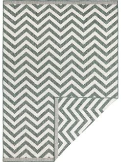 Omkeerbaar Tapijt "Palma" Groen/crème