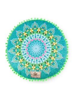 Kussen "Harmony" Blauw -Home Uitgebreid Winkel happiness kussen harmony blauw 1