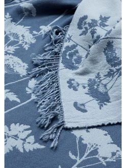 Merinowollen Plaid Blauw -Home Uitgebreid Winkel hessnatur merinowollen plaid blauw 3