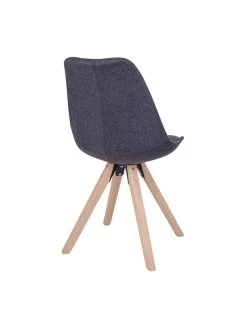 2-delige Set: Stoelen Antraciet - (B)55 X (H)86 X (D)48 Cm -Home Uitgebreid Winkel house nordic 2 delige set stoelen antraciet b 55 x h 86 x d 48 cm 3