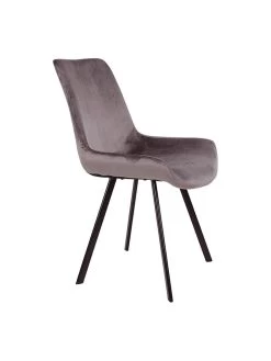 2-delige Set: Stoelen Grijs - (B)60 X (H)55 X (D)86,5 Cm -Home Uitgebreid Winkel house nordic 2 delige set stoelen grijs b 60 x h 55 x d 86 5 cm 2