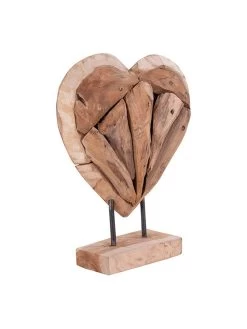 Decoratief Figuur Bruin - (B)25 X (H)30 X (D)9 Cm -Home Uitgebreid Winkel house nordic decoratief figuur bruin b 25 x h 30 x d 9 cm 1