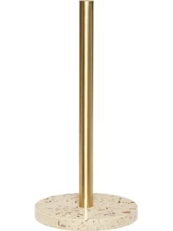 Keukenrolhouder "Pure" Goudkleurig - (H)29 X Ø 14 Cm