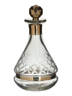 Karaf Goudkleurig/transparant - (H)24 X Ø 13 Cm