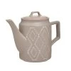 Theepot Beige - (B)17 X (H)22 X (D)11 Cm -Home Uitgebreid Winkel inart theepot beige b 17 x h 22 x d 11 cm