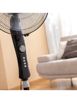 Innovagoods Staande Ventilator Zwart - (H)138 X Ø 40 Cm -Home Uitgebreid Winkel innovagoods staande ventilator zwart h 138 x o 40 cm 5