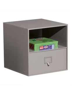 Kast "CM014" Grijs - (B)36,2 X (H)36,8 X (D)36,2 Cm -Home Uitgebreid Winkel inter link kast cm014 grijs b 36 2 x h 36 8 x d 36 2 cm 2