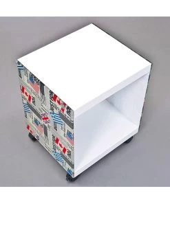 Kast Op Wielen "PT16-15 Flags" Meerkleurig/wit - (B)38 X (H)33,5 X (D)46 Cm -Home Uitgebreid Winkel inter link kast op wielen pt16 15 flags meerkleurig wit b 38 x h 33 5 x d 46 cm 6