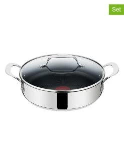 2-delige Set: Roestvrijstalen Serveerpan Met Deksel "Jamie Oliver" - Ø 25 Cm