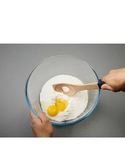 Baklepel "Elevate" Bamboe/antraciet - (L)32 Cm -Home Uitgebreid Winkel josephjoseph baklepel elevate bamboe antraciet l 32 cm 1