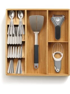 Bestekbak "DrawerStore" Bamboekleurig - (B)40 X (H)6 X (D)38,5 Cm -Home Uitgebreid Winkel josephjoseph bestekbak drawerstore bamboekleurig b 40 x h 6 x d 38 5 cm 2