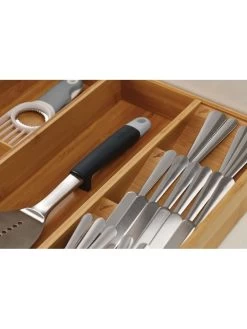 Bestekbak "DrawerStore" Bamboekleurig - (B)40 X (H)6 X (D)38,5 Cm -Home Uitgebreid Winkel josephjoseph bestekbak drawerstore bamboekleurig b 40 x h 6 x d 38 5 cm 4