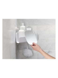 Doucheplankje "EasyStore" Wit - (B)26,5 X (H)22 X (D)18 Cm -Home Uitgebreid Winkel josephjoseph doucheplankje easystore wit b 26 5 x h 22 x d 18 cm 3