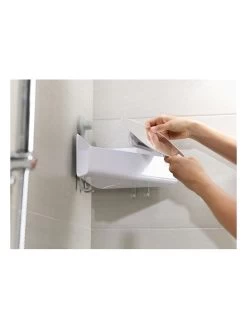 Doucheplankje "EasyStore" Wit - (B)26,5 X (H)22 X (D)18 Cm -Home Uitgebreid Winkel josephjoseph doucheplankje easystore wit b 26 5 x h 22 x d 18 cm 4