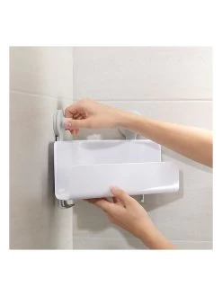 Doucheplankje "EasyStore" Wit - (B)26,5 X (H)22 X (D)18 Cm -Home Uitgebreid Winkel josephjoseph doucheplankje easystore wit b 26 5 x h 22 x d 18 cm 7