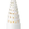 Kähler Theelichthouder "Urbania" Wit - (H)22,5 Cm -Home Uitgebreid Winkel kahler theelichthouder urbania wit h 22 5 cm