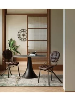 2-delige Set: Eetkamerstoelen "Fynn" Bruin - (B)60,5 X (H)90,5 X (D)48 Cm -Home Uitgebreid Winkel kare 2 delige set eetkamerstoelen fynn bruin b 60 5 x h 90 5 x d 48 cm 5