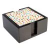 7-delige Set: Onderzetters "Artistic" Zwart/meerkleurig - (B)12 X (D)12 Cm -Home Uitgebreid Winkel kare 7 delige set onderzetters artistic zwart meerkleurig b 12 x d 12 cm