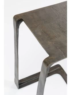 Bijzettafel "Corgi" Messingkleurig - (B)44,5 X (H)68,5 X (D)40,5 Cm -Home Uitgebreid Winkel kare bijzettafel corgi messingkleurig b 44 5 x h 68 5 x d 40 5 cm 3