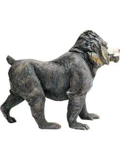 Decoratief Figuur "Walking Mandrill" Bruin - (B)47 X (H)37 X (D)19 Cm -Home Uitgebreid Winkel kare decoratief figuur walking mandrill bruin b 47 x h 37 x d 19 cm 3