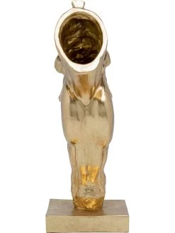 Decoratief Object "Horse Face" Goudkleurig - (B)30 X (H)57 X (D)21 Cm -Home Uitgebreid Winkel kare decoratief object horse face goudkleurig b 30 x h 57 x d 21 cm 4