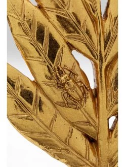 Decoratief Object "Leaves" Goudkleurig - (B)15 X (H)25 X (D)4 Cm -Home Uitgebreid Winkel kare decoratief object leaves goudkleurig b 15 x h 25 x d 4 cm 3