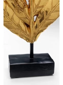 Decoratief Object "Leaves" Goudkleurig - (B)15 X (H)25 X (D)4 Cm -Home Uitgebreid Winkel kare decoratief object leaves goudkleurig b 15 x h 25 x d 4 cm 4