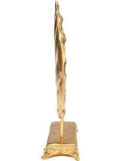 Decoratief Object "Monstera Leaf" Goudkleurig - (B)26,5 X (H)36 X (D)9 Cm -Home Uitgebreid Winkel kare decoratief object monstera leaf goudkleurig b 26 5 x h 36 x d 9 cm 3