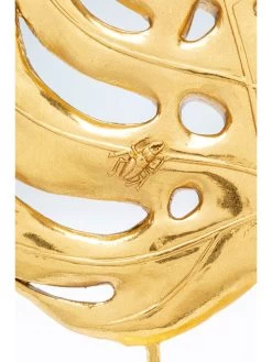 Decoratief Object "Monstera Leaf" Goudkleurig - (B)26,5 X (H)36 X (D)9 Cm -Home Uitgebreid Winkel kare decoratief object monstera leaf goudkleurig b 26 5 x h 36 x d 9 cm 5