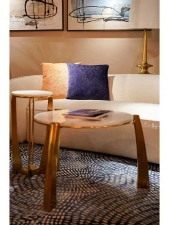 Kussen "Tara" Oranje - (L)45 X (B)45 Cm -Home Uitgebreid Winkel kare kussen tara oranje l 45 x b 45 cm 4